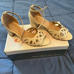 Chic Beige Women's Heels